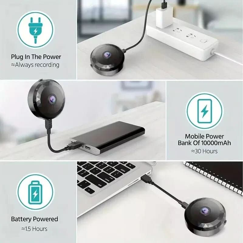 Wearclo | Magnetic Mini WiFi Camera 1080P HD for Discreet Monitoring