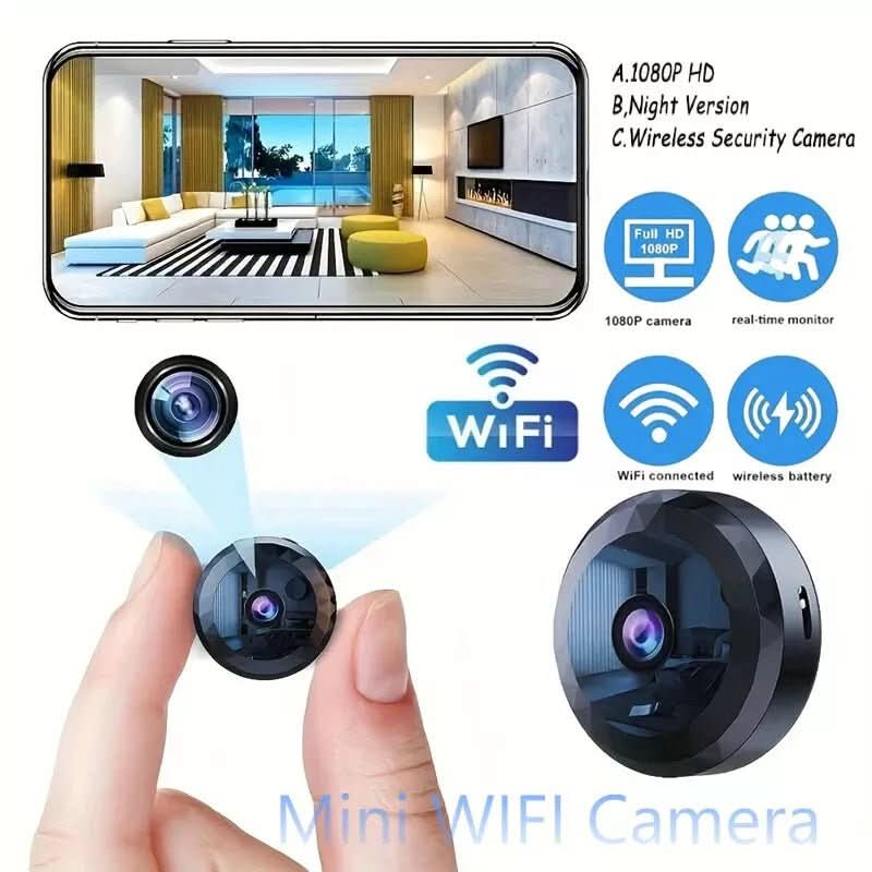 Wearclo | Magnetic Mini WiFi Camera 1080P HD for Discreet Monitoring