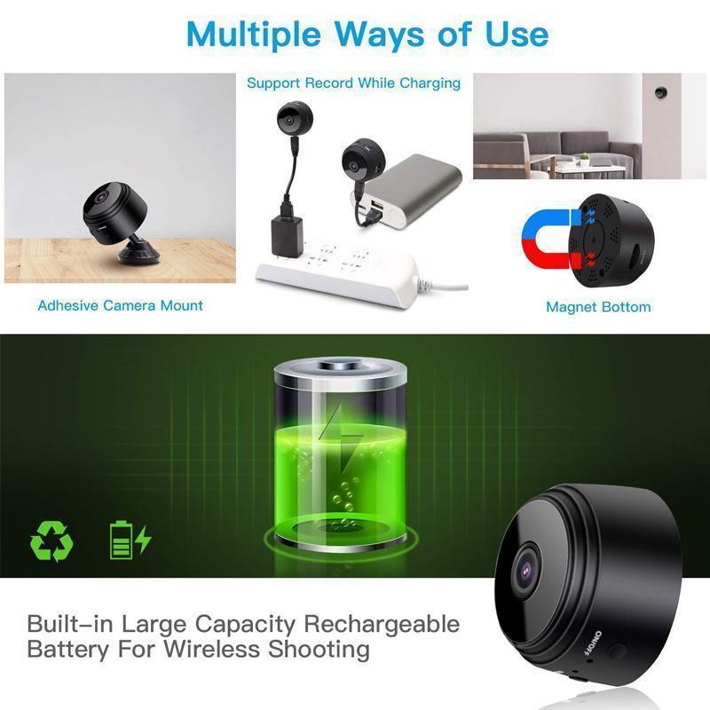 Wearclo | Magnetic WiFi Mini Camera