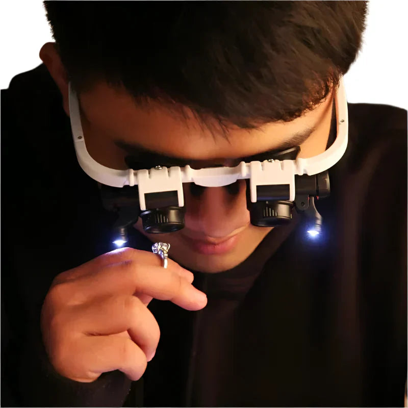 Wearclo | Magnifying Glass with 8x, 15x, and 23x magnification for detailed viewing and precision work