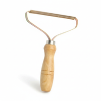 Wearclo | Manual Fabric De-piller | Copper Head & Wood Handle
