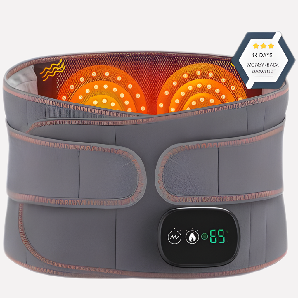 Wearclo | Massage Belt with Red Light & Heat Therapy