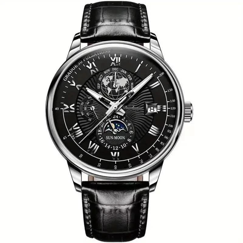 Wearclo | Mechanical Men’s Luxury Watch with Moonphase