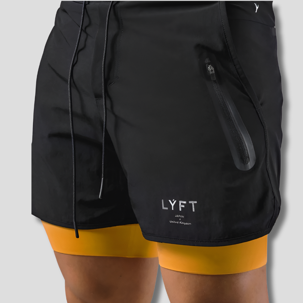 Wearclo | Men's 2-in-1 Compression Shorts