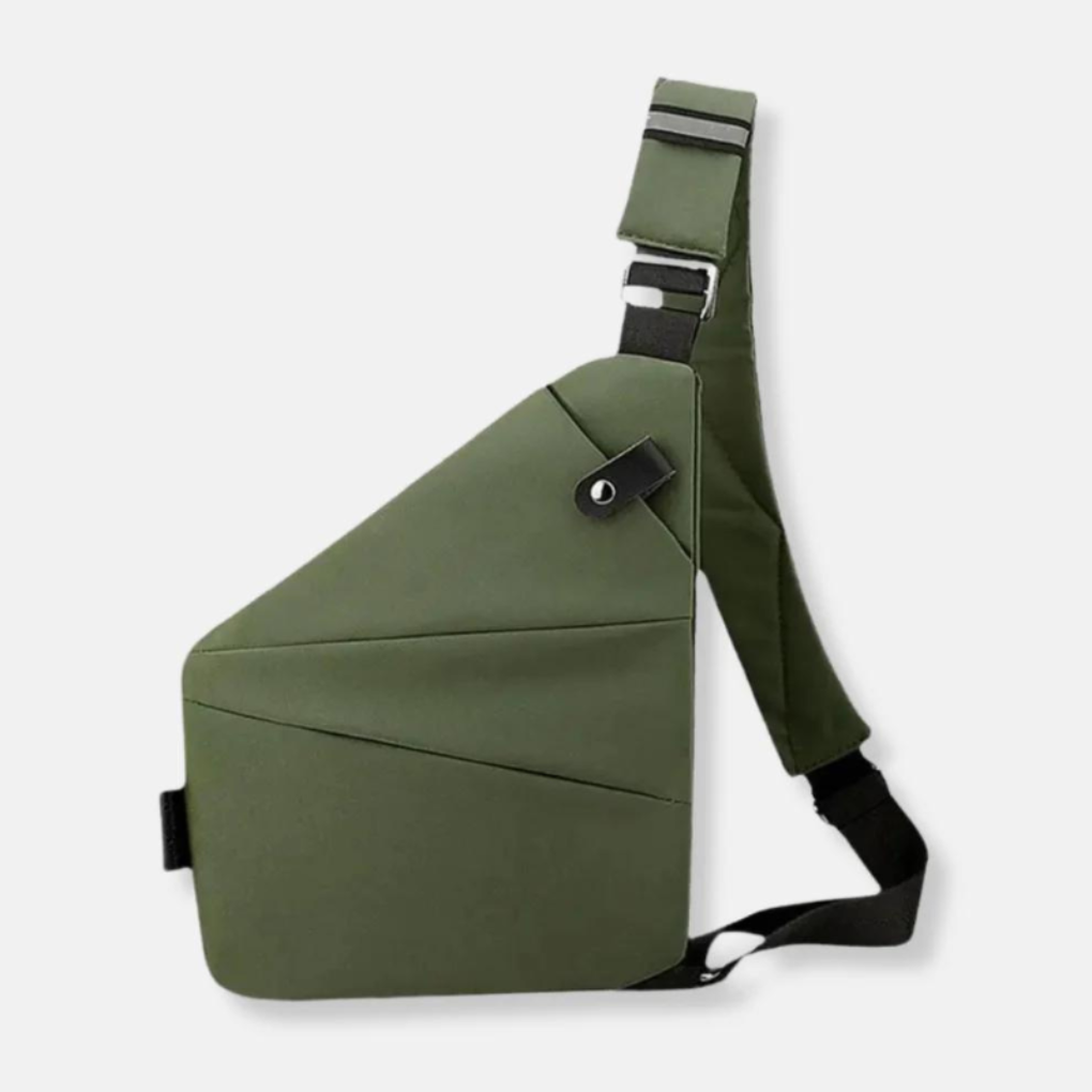 Wearclo | Men's Anti-Theft Shoulder Bag with Hidden Zippers