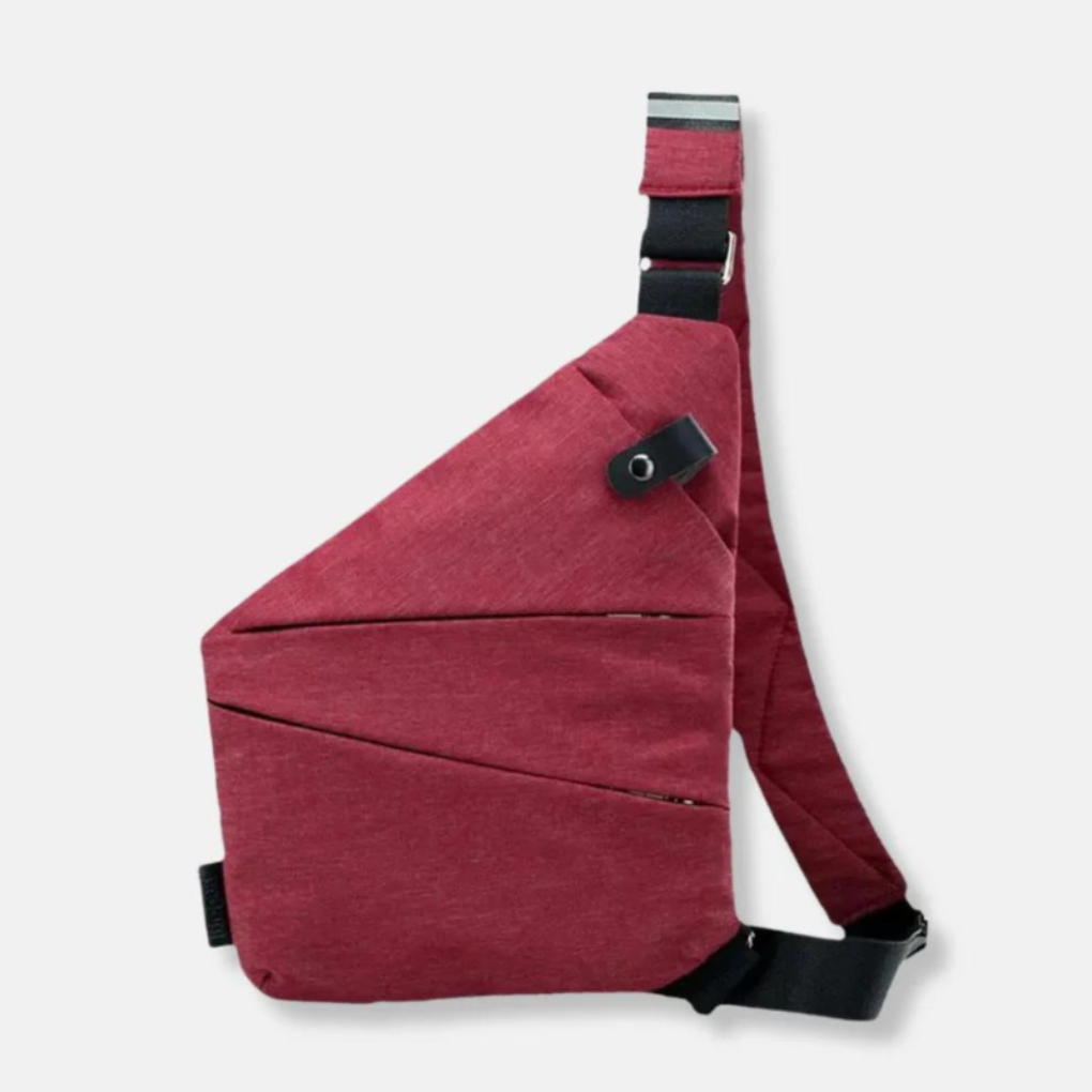 Wearclo | Men's Anti-Theft Shoulder Bag with Hidden Zippers