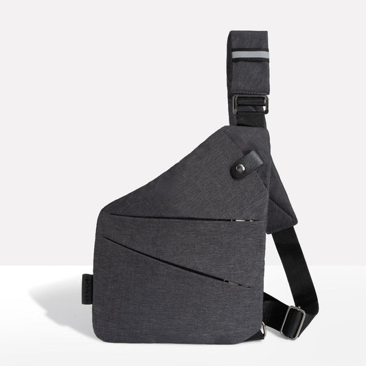 Wearclo | Men's Anti-Theft Shoulder Bag with Hidden Zippers