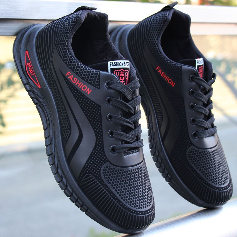 Wearclo | Men's Athletic Sneakers with Flame Detail