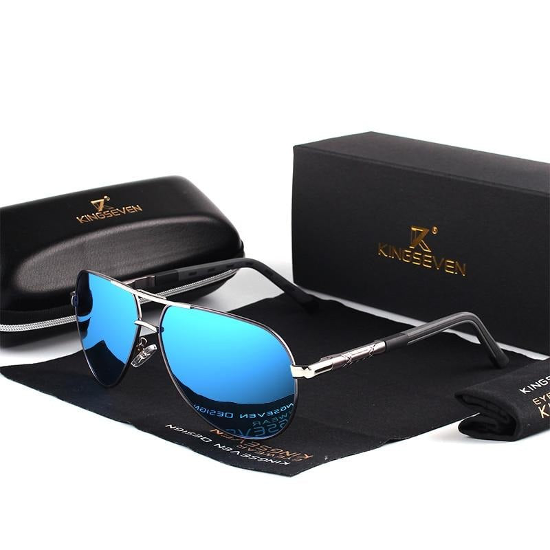 Wearclo | Men's Aviator Polarized Sunglasses