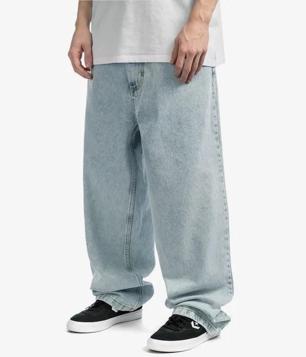 Wearclo | Men's Baggy Denim Jeans | Loose Fit Skater Style