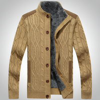 Wearclo | Warm Insulated Cable Knit Cardigan