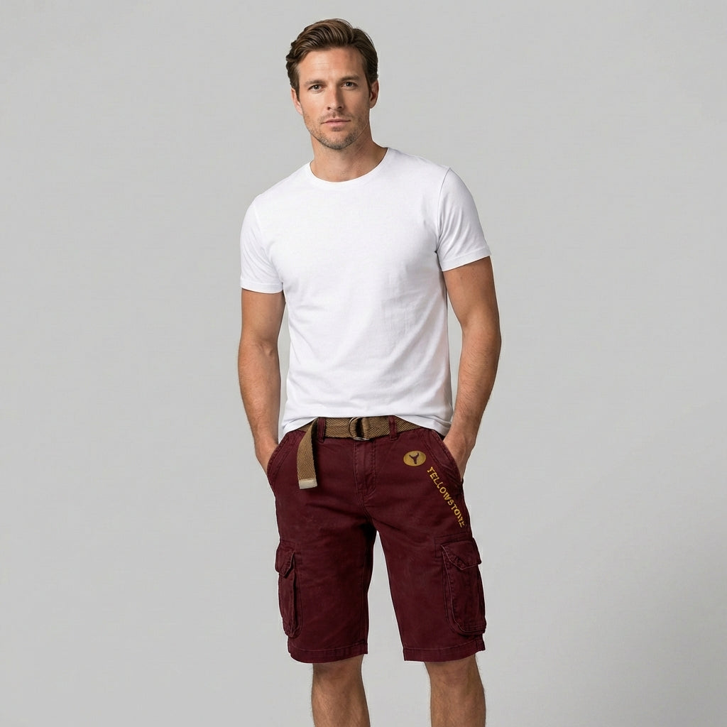 Wearclo | Men's Cargo Shorts with Multiple Pockets