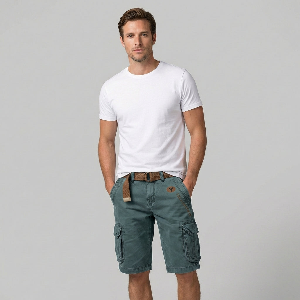 Wearclo | Men's Cargo Shorts with Multiple Pockets