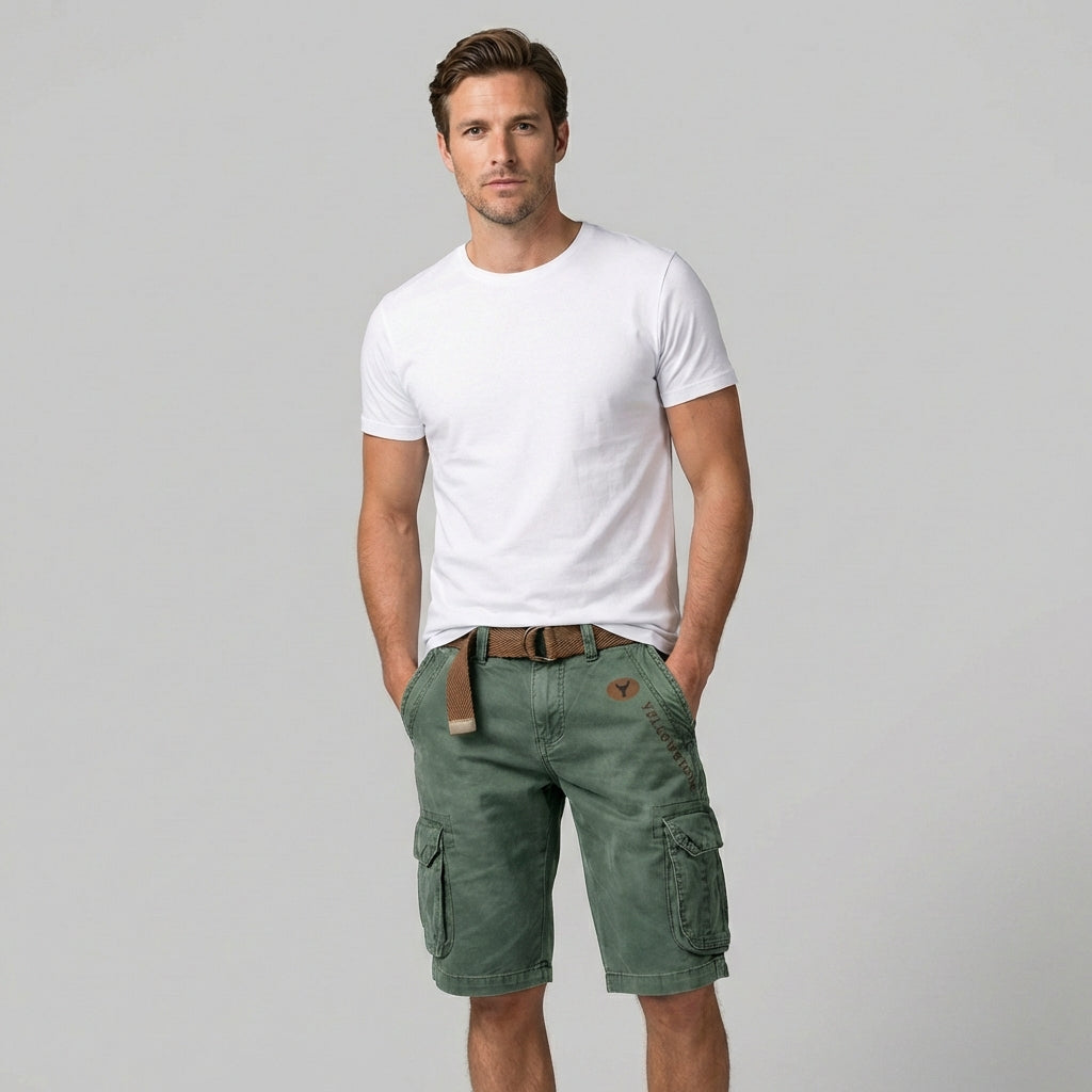 Wearclo | Men's Cargo Shorts with Multiple Pockets