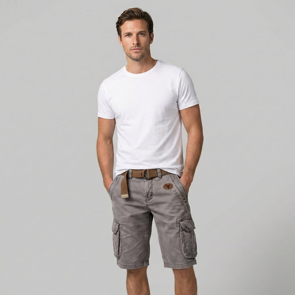 Wearclo | Men's Cargo Shorts with Multiple Pockets