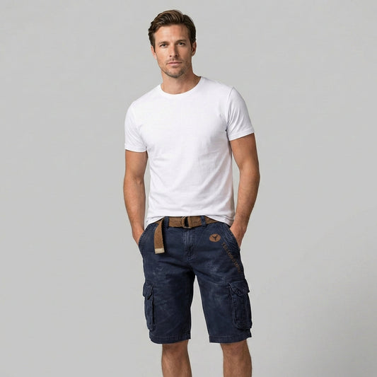 Wearclo | Men's Cargo Shorts with Multiple Pockets
