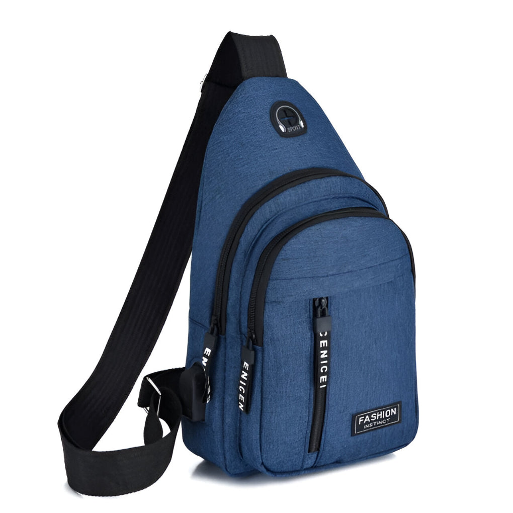 Wearclo | Men's Chest Bag - Multi-Pocket Sling