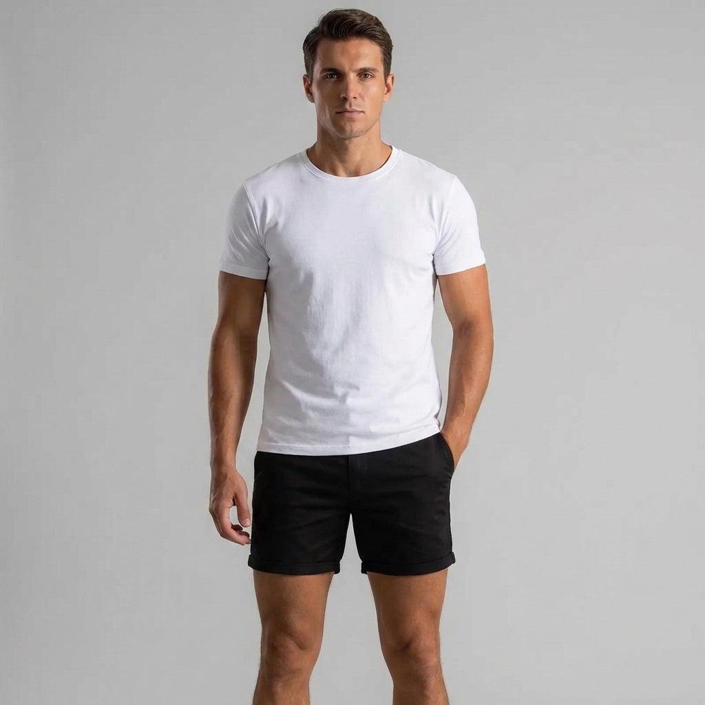 Wearclo | Men's Chino Shorts - Classic Fit - Summer Essential
