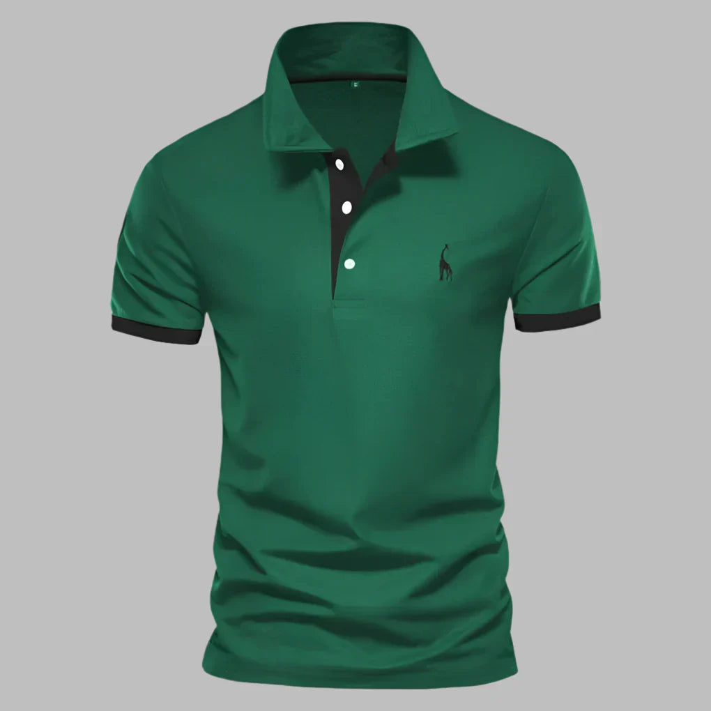 Wearclo | Men's Contrast Trim Polo Shirt