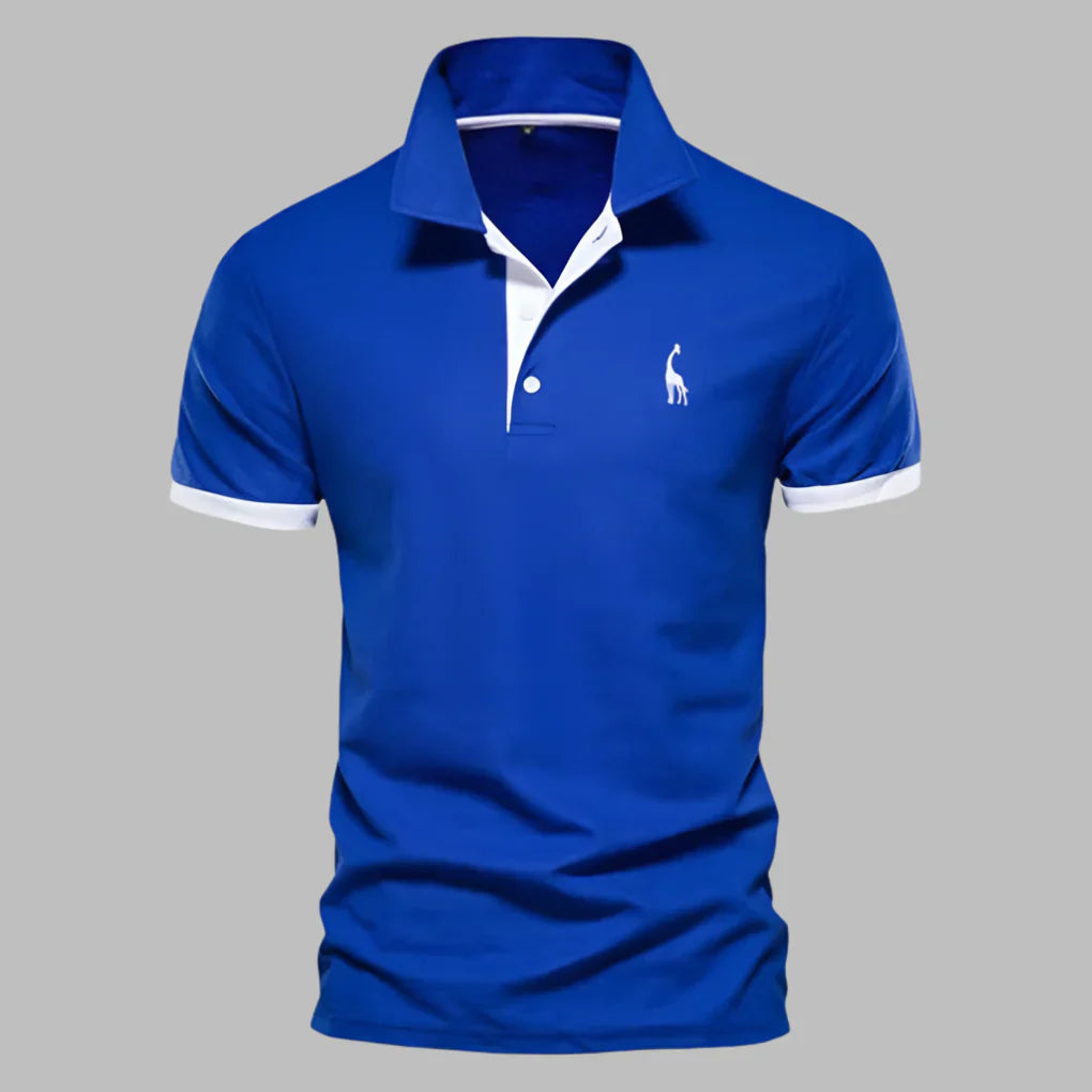 Wearclo | Men's Contrast Trim Polo Shirt