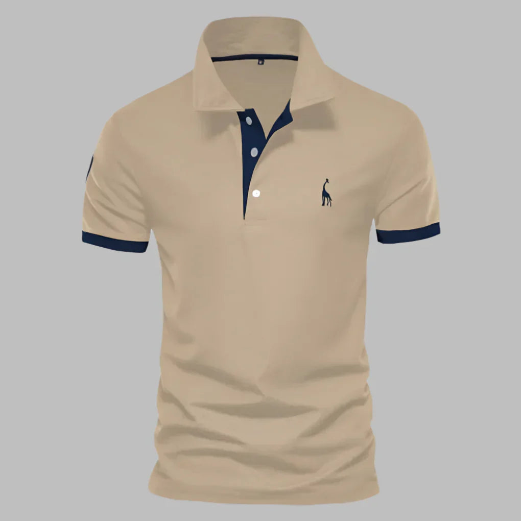 Wearclo | Men's Contrast Trim Polo Shirt