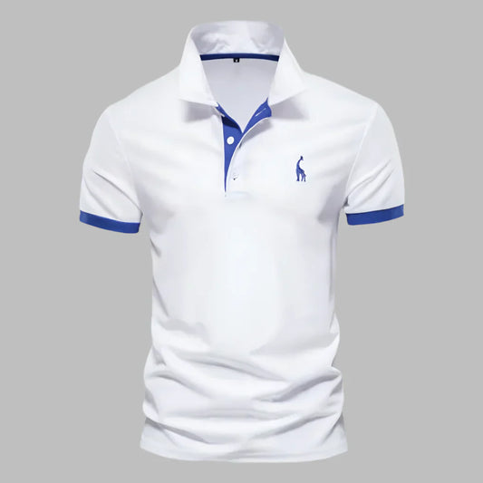 Wearclo | Men's Contrast Trim Polo Shirt