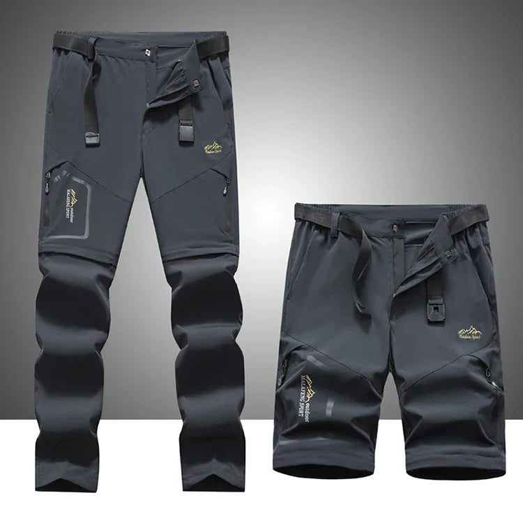 Wearclo | Men's Convertible Outdoor Pants with Zip-Off Legs