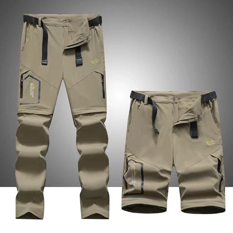 Wearclo | Men's Convertible Outdoor Pants with Zip-Off Legs
