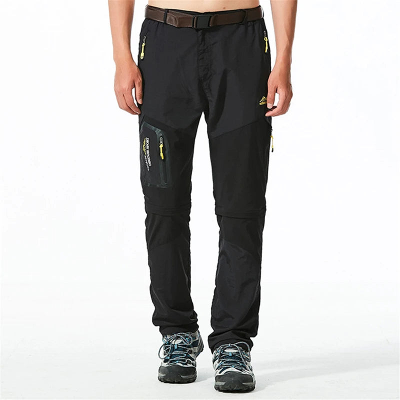 Wearclo | Men's Convertible Outdoor Pants with Zip-Off Legs