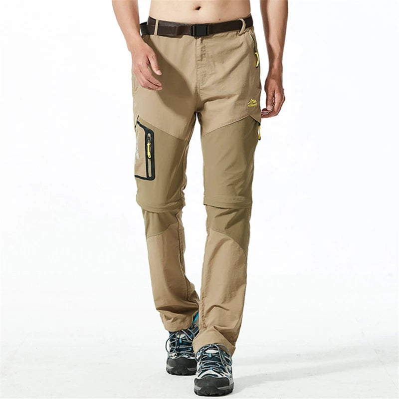 Wearclo | Men's Convertible Outdoor Pants with Zip-Off Legs