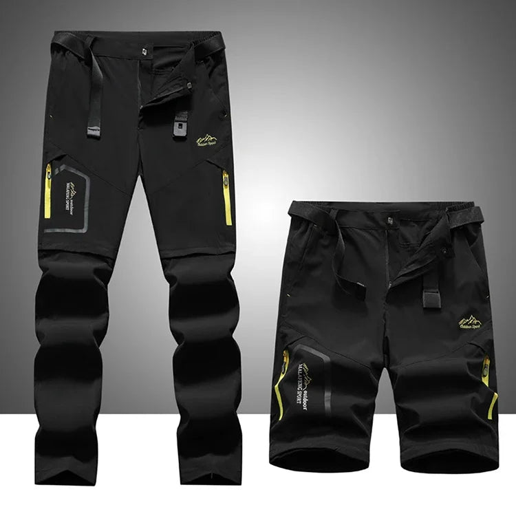Wearclo | Men's Convertible Outdoor Pants with Zip-Off Legs