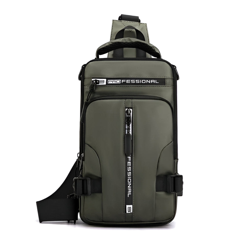 Wearclo | Men's Convertible Sling Backpack with Anti-Theft Design