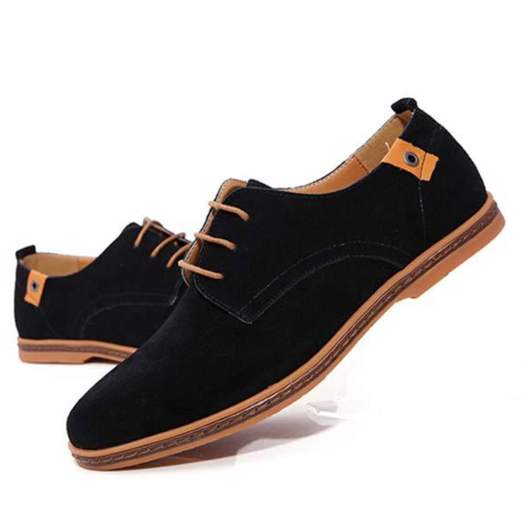Wearclo | Men's Derby Shoes with Lace-Up Front