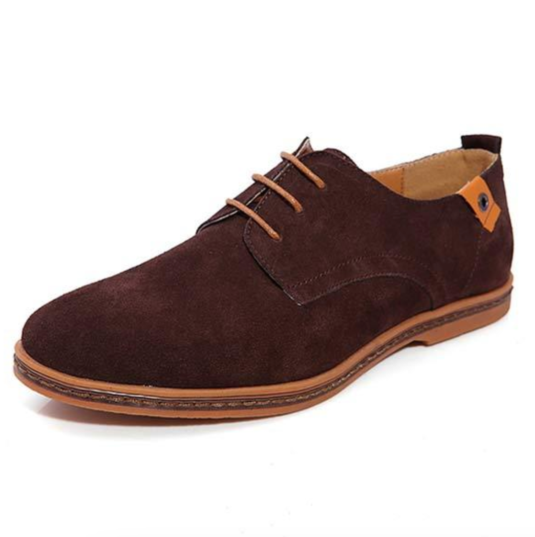 Wearclo | Men's Derby Shoes with Lace-Up Front