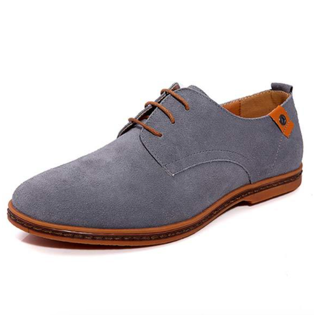 Wearclo | Men's Derby Shoes with Lace-Up Front