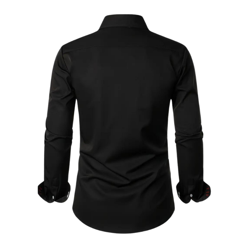Wearclo | Men's Dress Shirt with Paisley Detail
