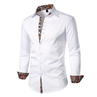 Wearclo | Paisley Detail Dress Shirt