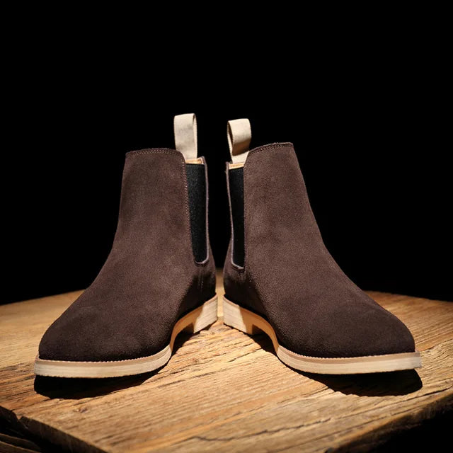 Wearclo | Men's Elastic Side Chelsea Boots