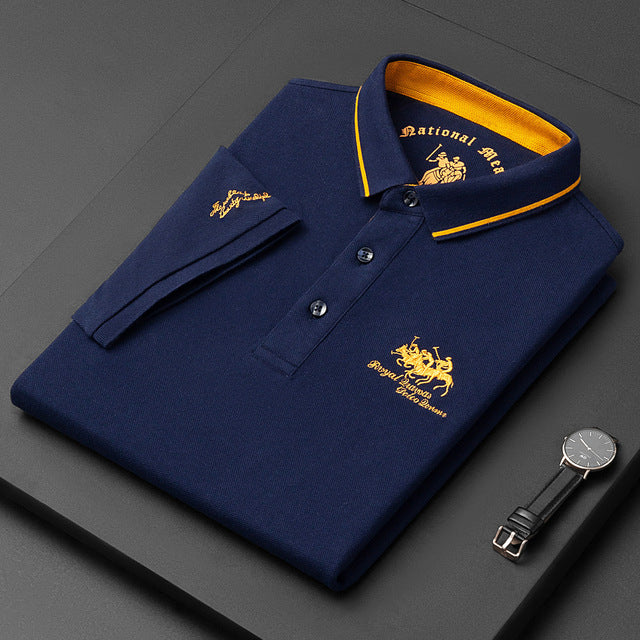 Wearclo | Men's Embroidered Polo Shirt