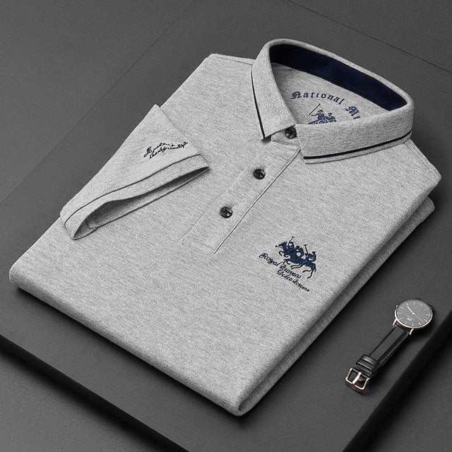 Wearclo | Men's Embroidered Polo Shirt