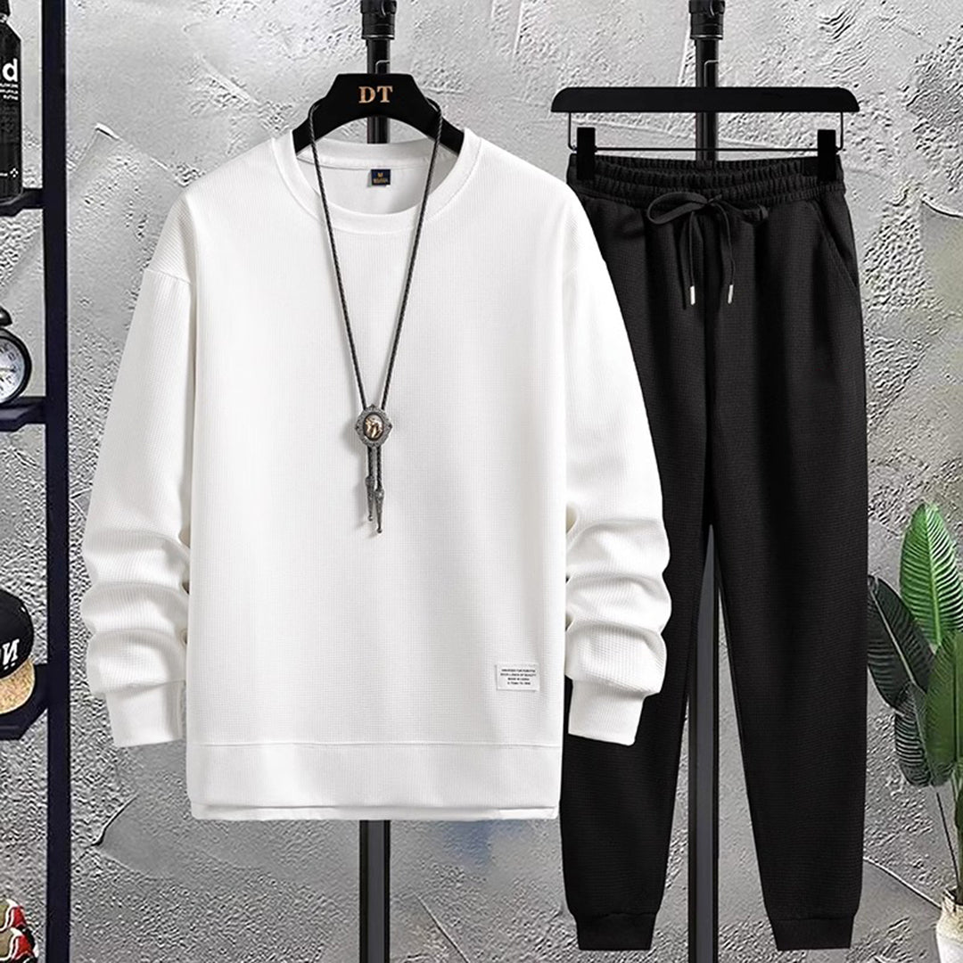 Wearclo | Men's Jogging Suit Casual Two-Piece Athleisure Set