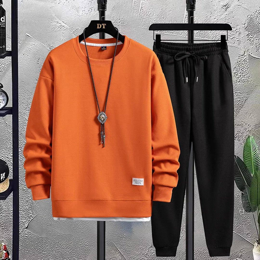 Wearclo | Men's Jogging Suit Casual Two-Piece Athleisure Set