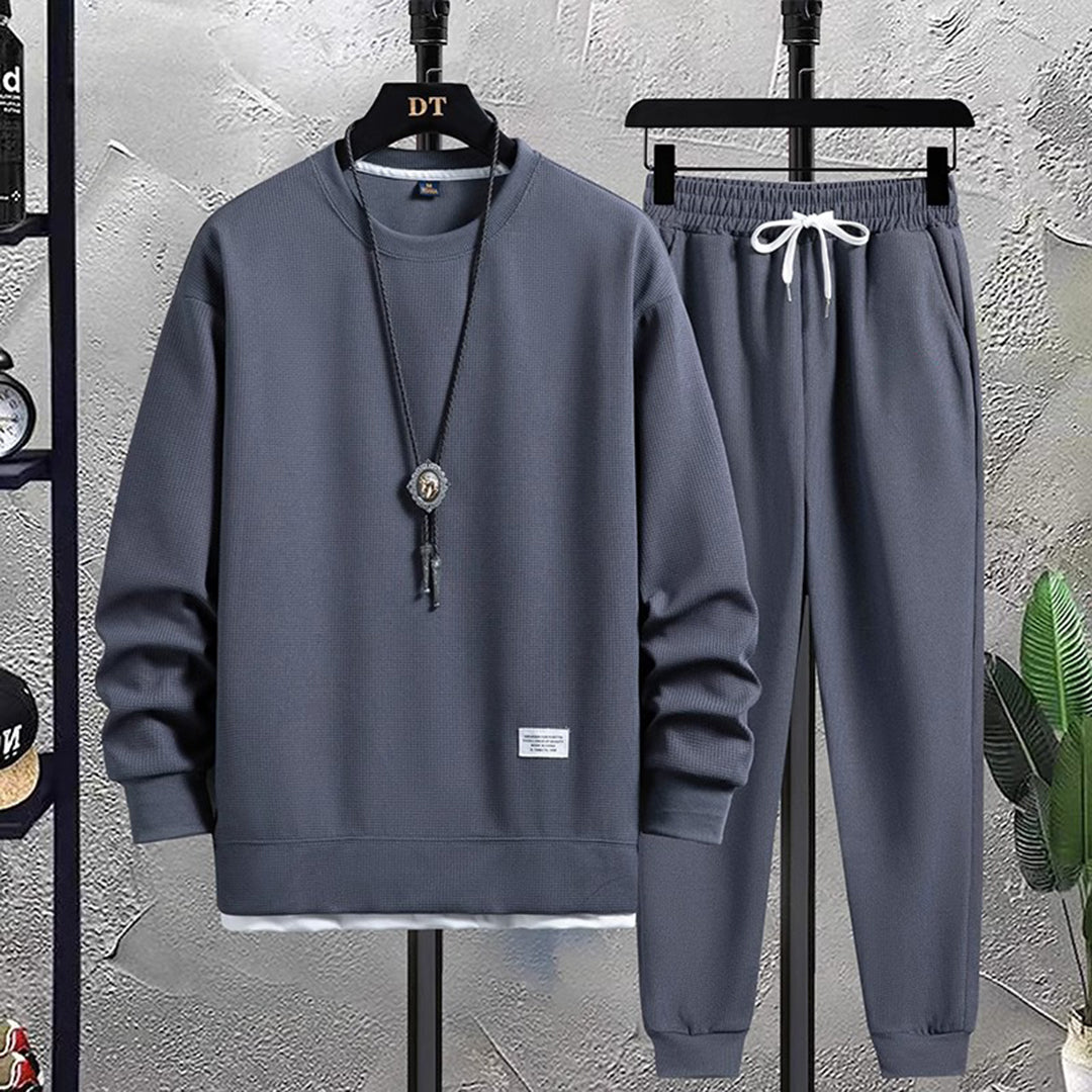 Wearclo | Men's Jogging Suit Casual Two-Piece Athleisure Set