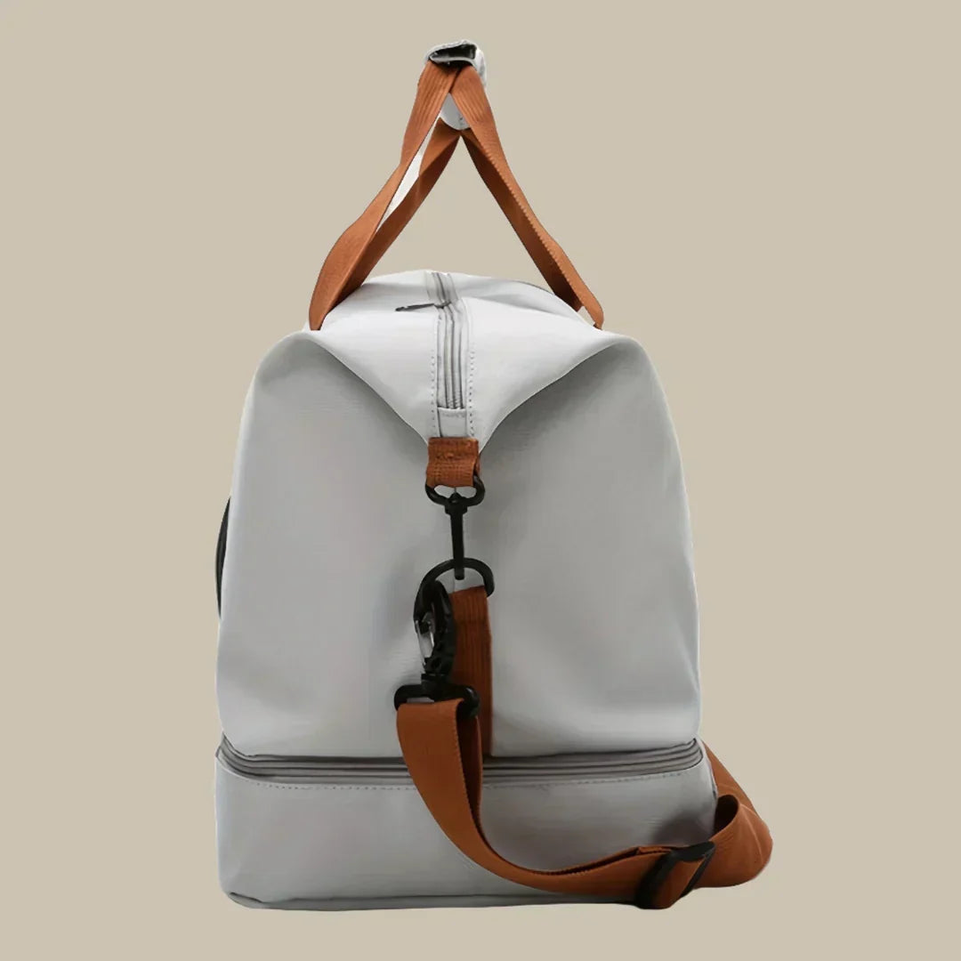 Wearclo | Men's Large Travel Duffel Bag with Shoe Compartment