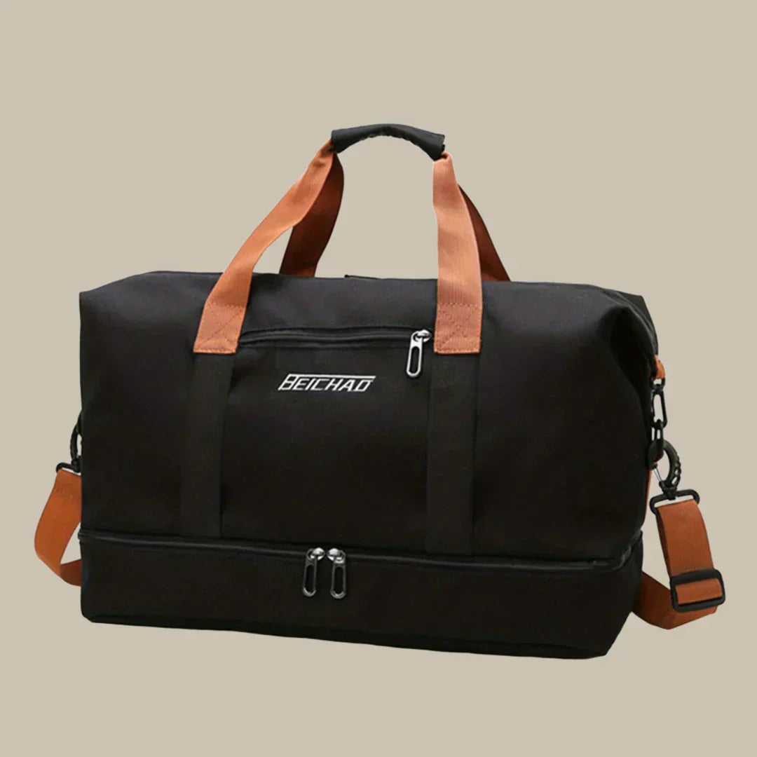 Wearclo | Men's Large Travel Duffel Bag with Shoe Compartment