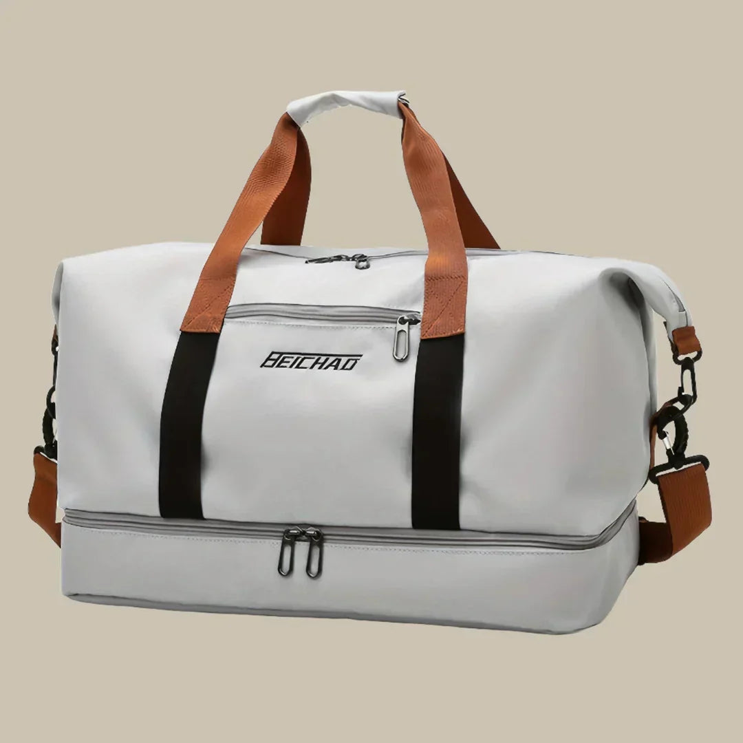 Wearclo | Men's Large Travel Duffel Bag with Shoe Compartment