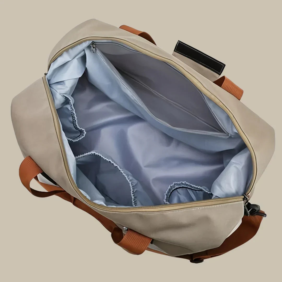 Wearclo | Men's Large Travel Duffel Bag with Shoe Compartment