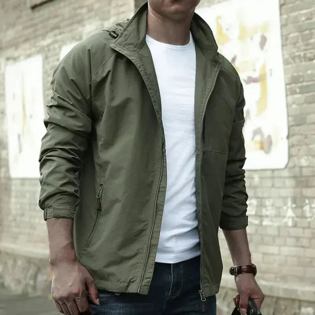 Wearclo | Men's Lightweight Hooded Jacket