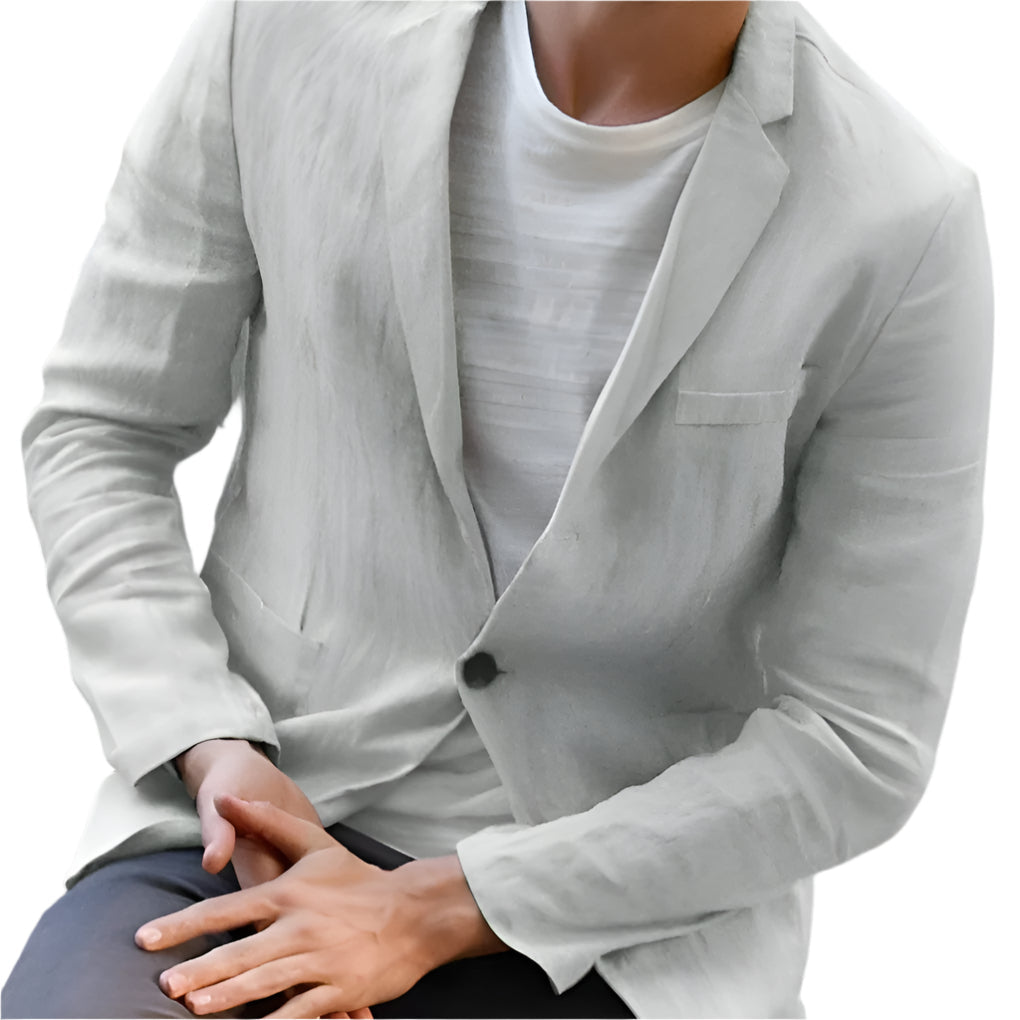 Wearclo | Men's Lightweight Linen Blazer