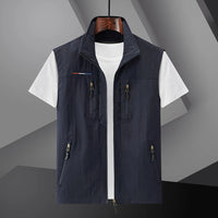 Multi-Pocket Utility Vest for Outdoor Use